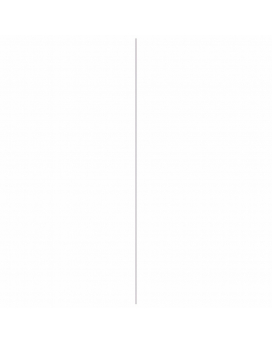 HOEKLAT MDF FOLIE 21X21MM WIT 260CM