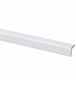 HOEKLAT MDF FOLIE 21X21MM WIT 260CM HOEKLAT MDF FOLIE 21X21MM WIT 260CM