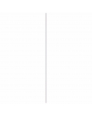 HOEKLAT MDF FOLIE 21X21MM WIT 260CM