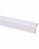 HOEKLAT MDF FOLIE 33X33MM WIT 260CM