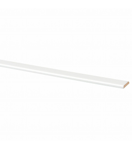 AFDEKLIJST MDF FOLIE 4X22MM WIT 260CM AFDEKLIJST MDF FOLIE 4X22MM WIT 260CM