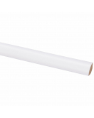 KWARTROND MDF FOLIE 16X16MM WIT 260CM