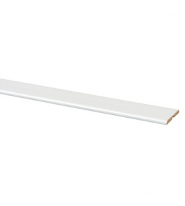 VOUWHOEK MDF 20X20X2600MM WIT ZELFKLEV.