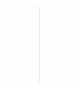 KWARTROND MDF 13X13X2600MM WIT ZELFKLEV.