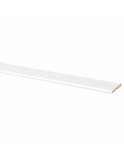 VOUWHOEK MDF FOLIE 21X21MM WIT 260CM