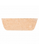 KOPLAT SCHUIN MDF FOLIE 12X37X2600MM WIT