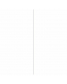 KOPLAT SCHUIN MDF FOLIE 12X37X2600MM WIT