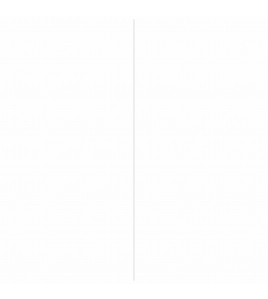 KOPLAT SCHUIN MDF FOLIE 12X45X2600MM WIT