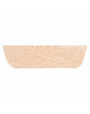 KOPLAT SCHUIN MDF FOLIE 12X45X2600MM WIT