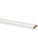 KOPLAT SCHUIN MDF FOLIE 12X45X2600MM WIT