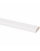KOPLAT SCHUIN MDF FOLIE 12X45X2600MM WIT