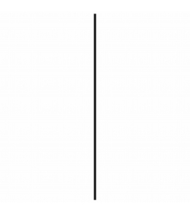 AFDEKPROFIEL 2X30MM ZELFKLEV.ZWART 260CM