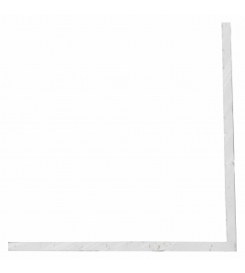 HOEKPROFIEL KUNSTSTOF 35X35MM WIT 260CM