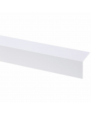 HOEKPROFIEL KUNSTSTOF 35X35MM WIT 260CM