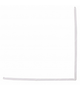 HOEKPROFIEL KUNSTSTOF 50X50MM WIT 260CM