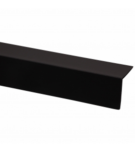 HOEKPROFIEL KUNSTSTOF 30X30X2600MM ZWART