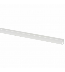 U-PROFIEL KUNSTSTOF 10X13MM WIT 260CM