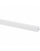 U-PROFIEL KUNSTSTOF 15X18MM WIT 260CM