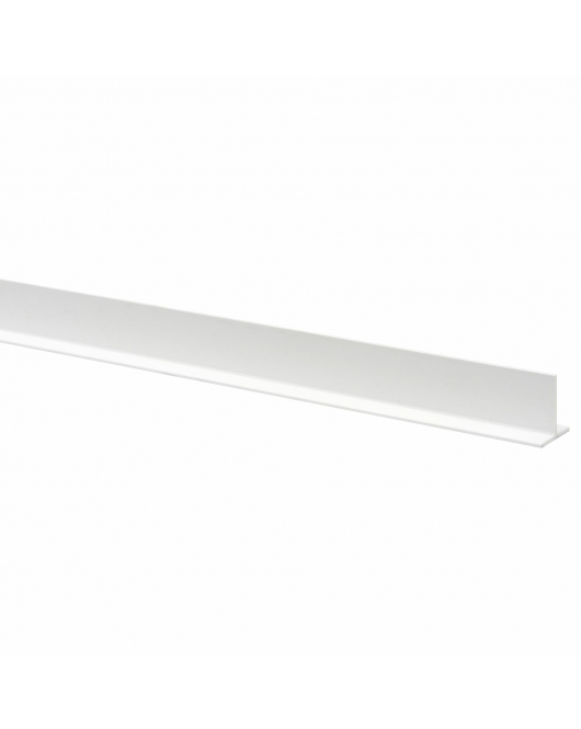 T-PROFIEL KUNSTSTOF 18X18MM WIT 260CM