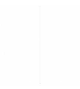 TUSSENPROFIEL KUNSTSTOF 21X25X2600MM WIT