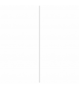 TUSSENPROFIEL KUNSTSTOF 21X25X2600MM WIT