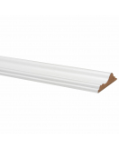 DECORLIJST MDF FOLIE 18X68MM WIT 260CM