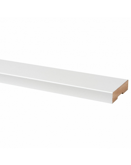 DEURLIJST MDF 18X70MM WIT CARRE 260CM