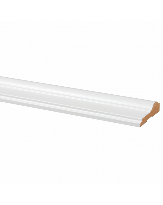 DEURLIJST MDF 18X68MM WIT CLASSIC 260CM