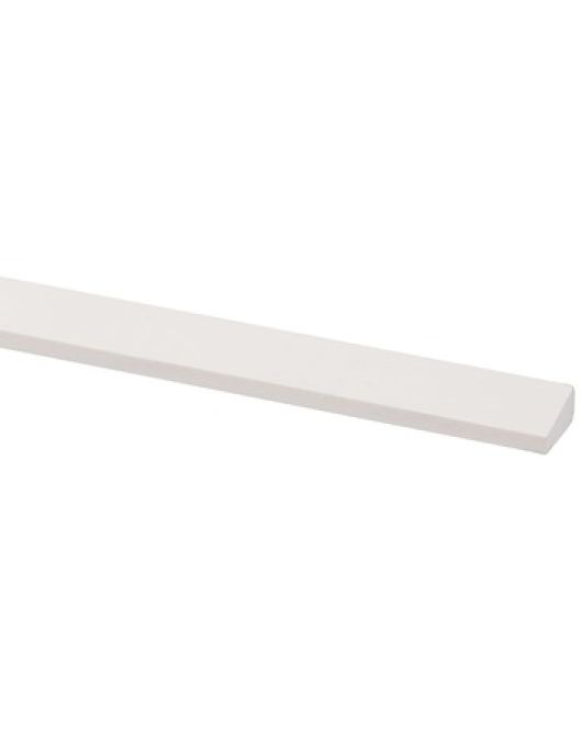 GLASLAT GRENEN GEGROND 10X19MM WIT 270CM GLASLAT GRENEN GEGROND 10X19MM WIT 270CM