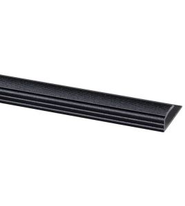 EINDPROFIEL PVC ZWART 4-6X950MM