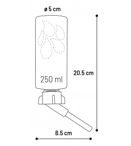 DRINKFLES SIPPY BLAUW 250ML