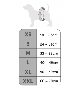 HONDENSLIP SASHA S ZWART + 4 INLEGKRUISJES