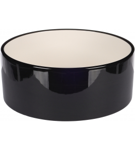 EET-EN DRINKPOT HOND ROCKY KERAM. ZWART ROND 1700ML 20X7,5CM EET-EN DRINKPOT HOND ROCKY KERAM. ZWART ROND 1700ML 20X7,5CM