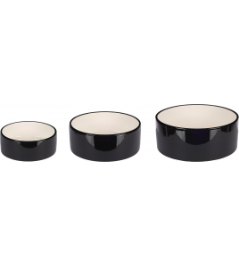 EET-EN DRINKPOT HOND ROCKY KERAM. ZWART ROND 1700ML 20X7,5CM EET-EN DRINKPOT HOND ROCKY KERAM. ZWART ROND 1700ML 20X7,5CM