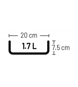 EET-EN DRINKPOT HOND ROCKY KERAM. ZWART ROND 1700ML 20X7,5CM EET-EN DRINKPOT HOND ROCKY KERAM. ZWART ROND 1700ML 20X7,5CM