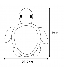 HS CEANO SCHILDPAD GROEN 25,5X24X7,2CM HS CEANO SCHILDPAD GROEN 25,5X24X7,2CM