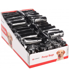 POEPZAKJES BASIC ZWART-DISPL 100X15 ST