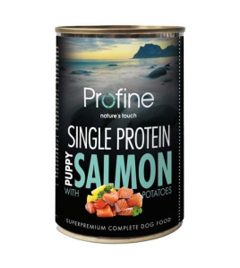PROFINE  PUPPY SINGLE PROTEIN SALMON WITH POTATOES 400GR PROFINE  PUPPY SINGLE PROTEIN SALMON WITH POTATOES 400GR