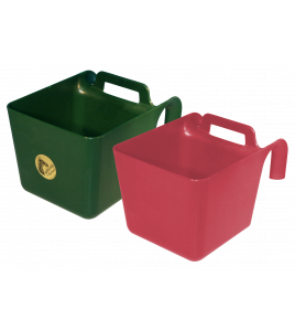 VOERBAK MET OPHANG EN HANDGREEP