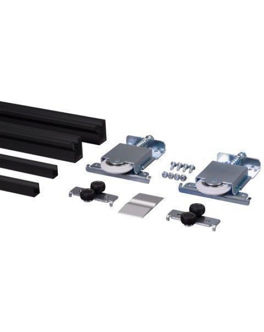 SCHUIFDEURPAKKET TBV 1 DEUR R-60 ZWART M