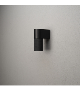 TEMI 230V WANDARMATUUR DOWNSPOT RASTER 15CM, GU10, MAX 7W MATZWART 230-240V