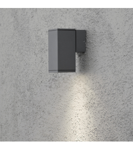 MONZA 230V WANDARMATUUR DOWNSPOT 13.5CM, GU10 MAX 1X 35W ANTRACIET 230-240V