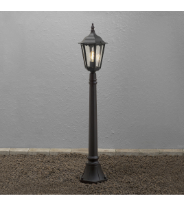 FIRENZE 230V STAAND ARMATUUR 1-LICHTS 120CM, E27 MAX 100W MATZWART 230-240V