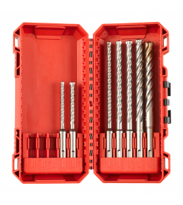 SDS-PLUS BORENSET MX4 PACKOUT READY BOX (5/6 X 115 & 6/8/8/10 X 165 & 12 X 160 MM) SDS-PLUS BORENSET MX4 PACKOUT READY BOX (5/6 X 115 & 6/8/8/10 X 165 & 12 X 160 MM)