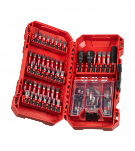 SHOCKWAVE BIT SET PACKOUT READY BOX (60X 25MM &amp; 12X 50MM &amp; 2X DOPPEN &amp; 60MM BITHOUDER)