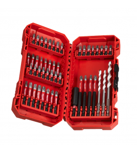 SHOCKWAVE BIT SET PACKOUT READY BOX (32X 25MM &amp; 8X 50MM &amp; 3X 90MM &amp; 1X BITHOUDER &amp; 3X BOREN)