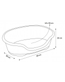 MAND SOMNUS CHOCOLADE PLASTIC S 50-58CM