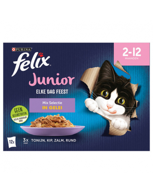 FELIX MP KITTEN 12X85 G TONIJN KIP ZALM