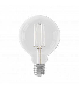 CALEX GLOBE G95 HELDER STRAIGHT FILAMENT 220-240V 4.5W 470LM 2700K E27 DIMBAAR MET LED DIMMER