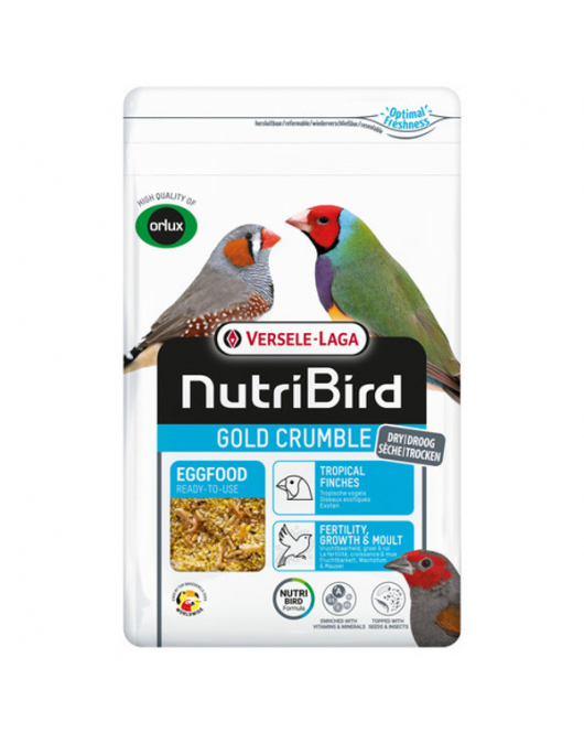 VERSELE-LAGA NUTRIBIRD GOLD CRUMBLE TROPISCHE VOGELS 1 KG